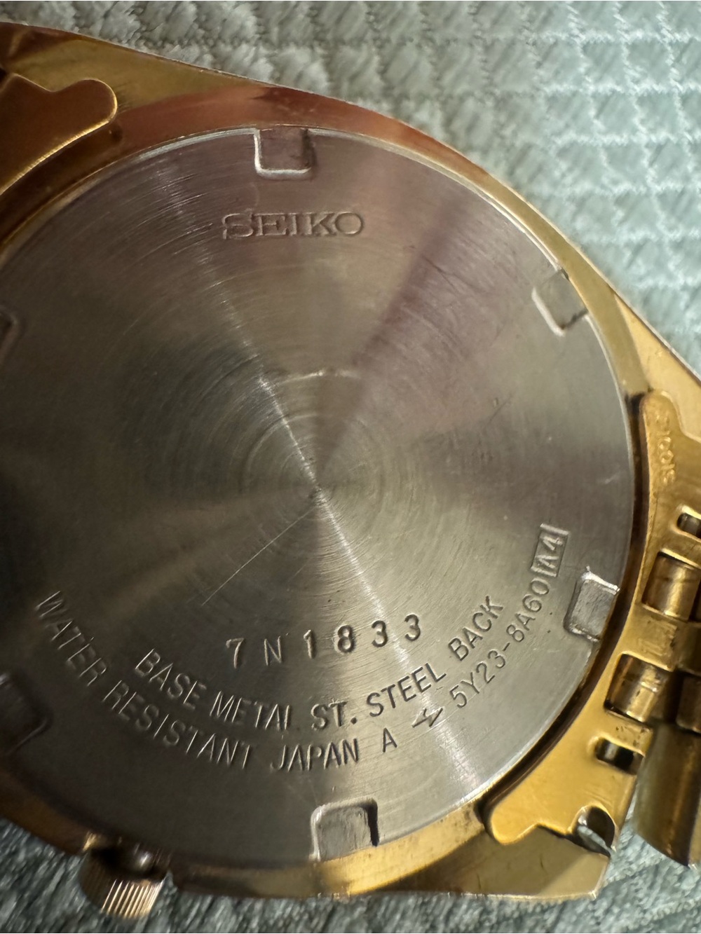 Seiko Gold-Tone Men's Day-Date Presidential Watch - Picture 13 of 14